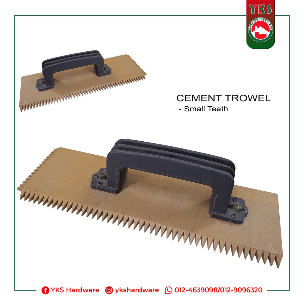 Plastic Cement Trowel Small Teeth Shopee Malaysia