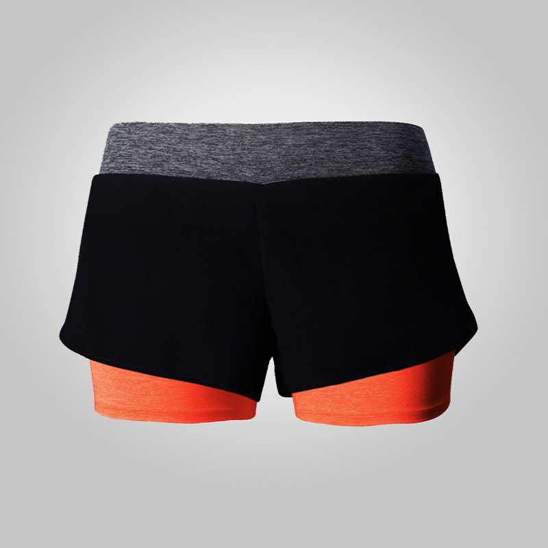 BE Elementz Two-in-One Sweat Free Training Shorts (Light Orange) WTP0003