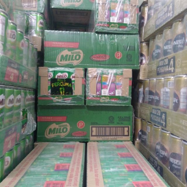  AIR  KOTAK  MILO 4 6x200ml 1 CARTON  Shopee Malaysia