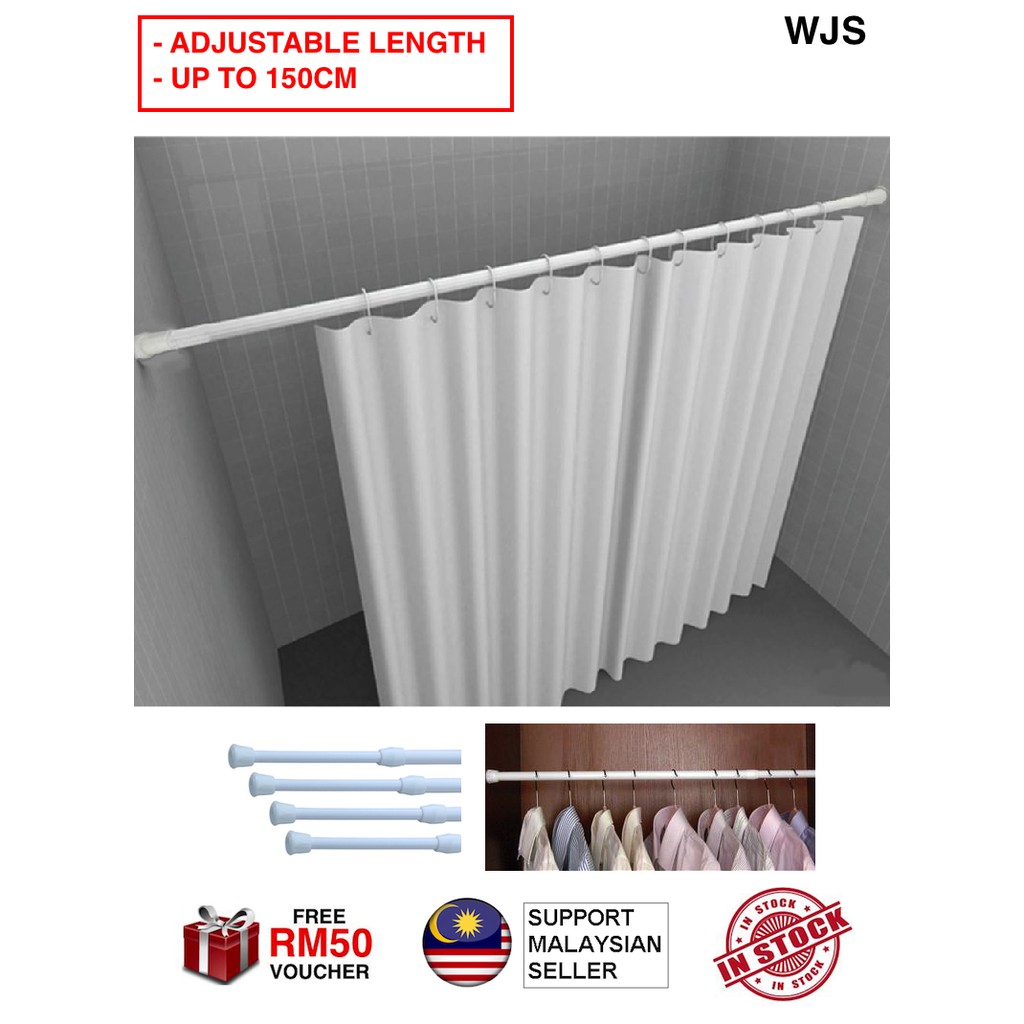 Free Rm50 Voucher Wjs Adjustable Curtain Rod Automatic