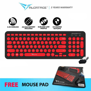 Alcatroz Jelly Bean A200 2 4g Wireless Keyboard 1 Year Warranty Optional Rechargeable Wireless Mouse Free Mouse Pad Shopee Malaysia