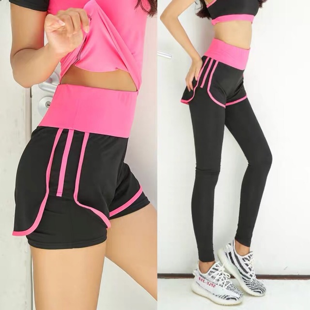 long exercise shorts