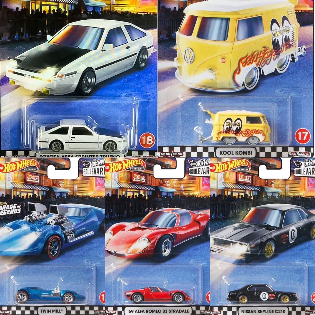 Hot Wheels Boulevard Mix D Kombi AE86 | Shopee Malaysia