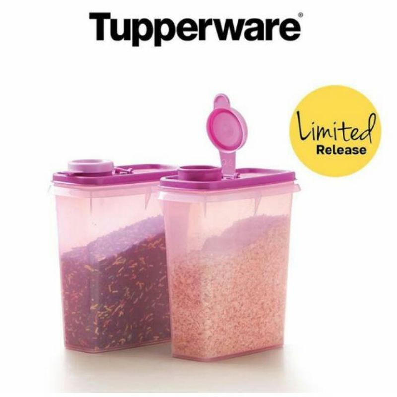 SMALL CRISPY STORER 700ml TUPPERWARE / CEREAL KEEPER TUPPERWARE ( 1 pc
