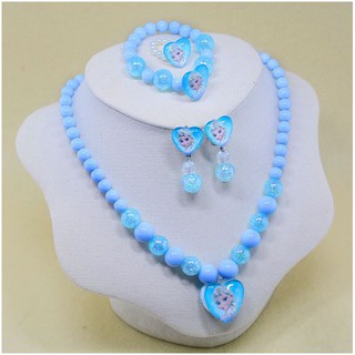 5 pcs Aksesori FROZEN Rantai Gelang Anting Anting Cincin 5 pcs Aksesori FROZEN Rantai Gelang Anting Anting Cincin