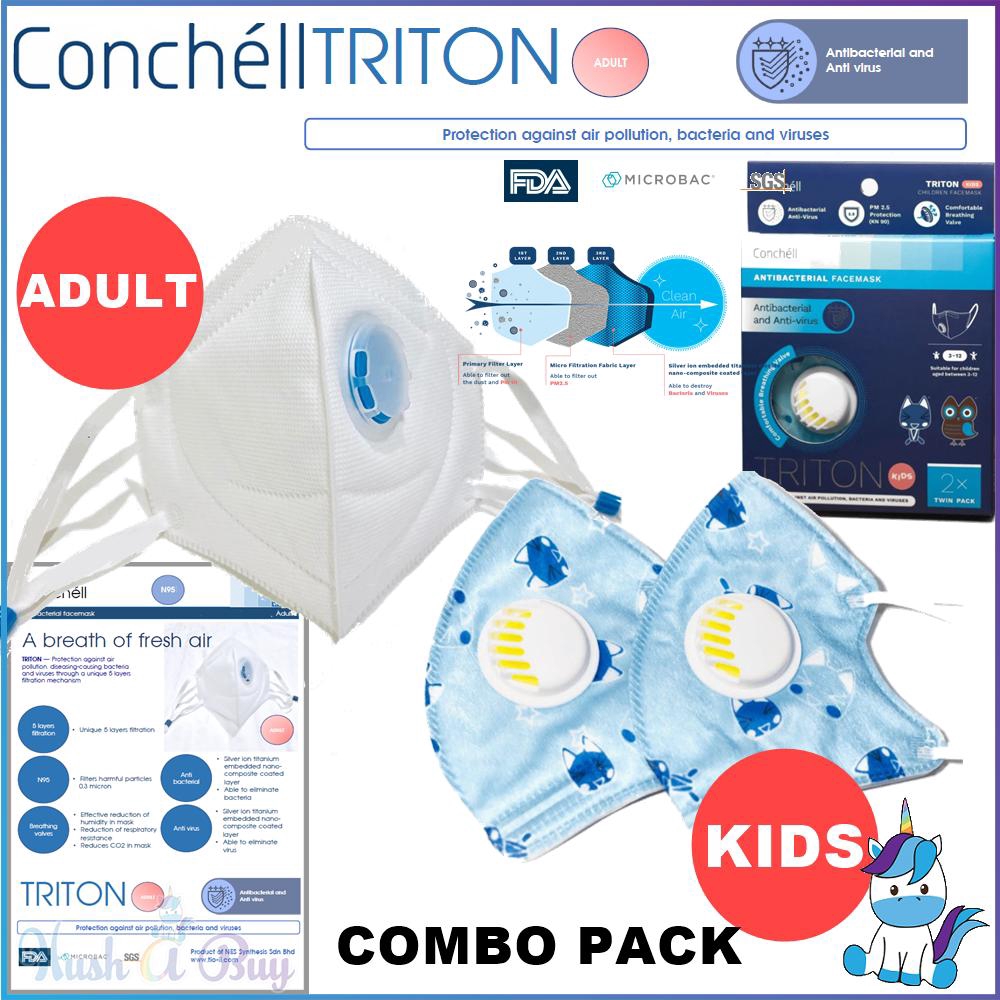 Adult Facemask 5 Reusable Triton Pm2 Kids For Face 2pcs Sars Mask Protection N95 From Antibacteria - amp; Conchell Adult Facemask 5 Reusable Triton Pm2 Kids For Face 2pcs Sars Mask Protection N95 From Antibacteria - amp; Conchell