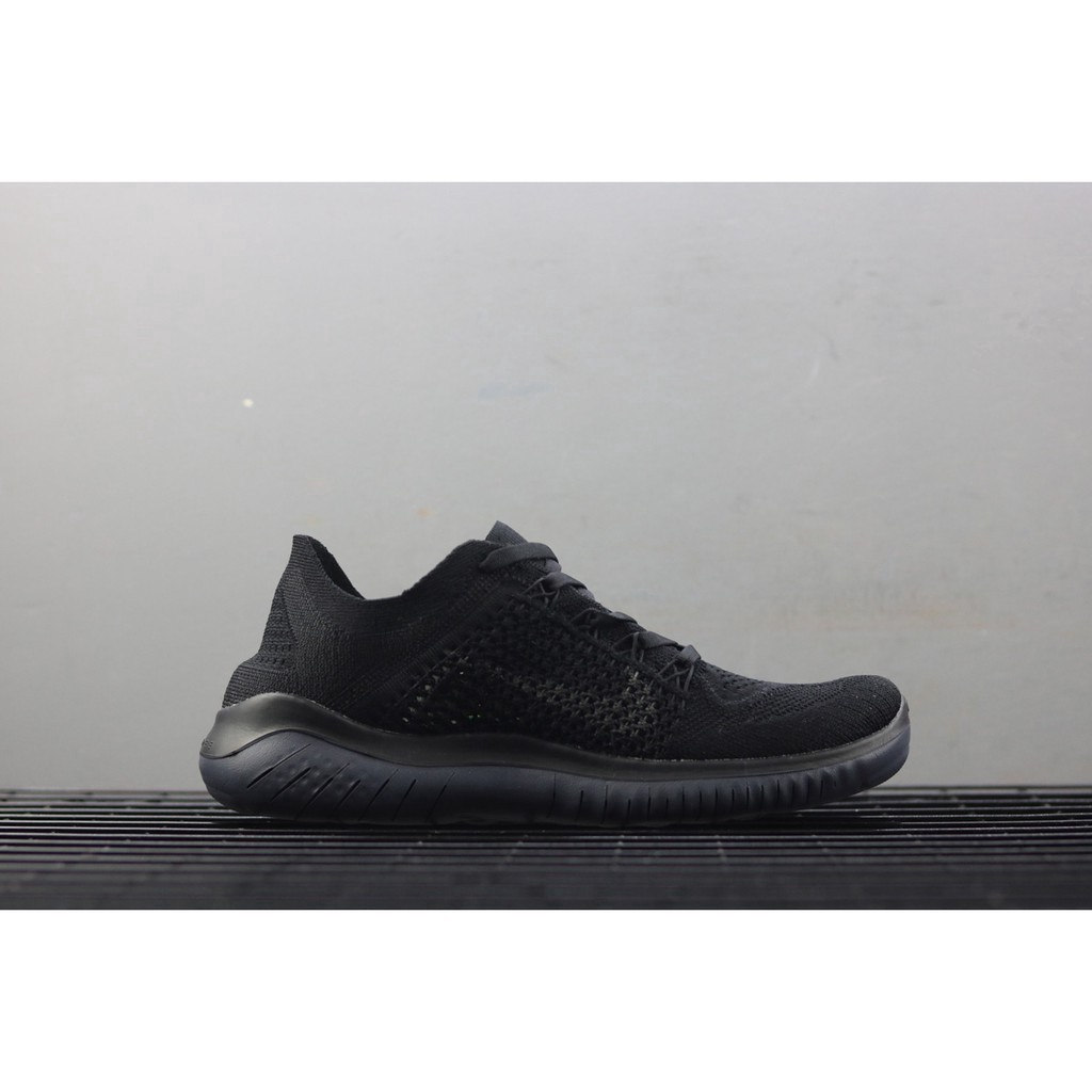 nike free rn 2018 triple black