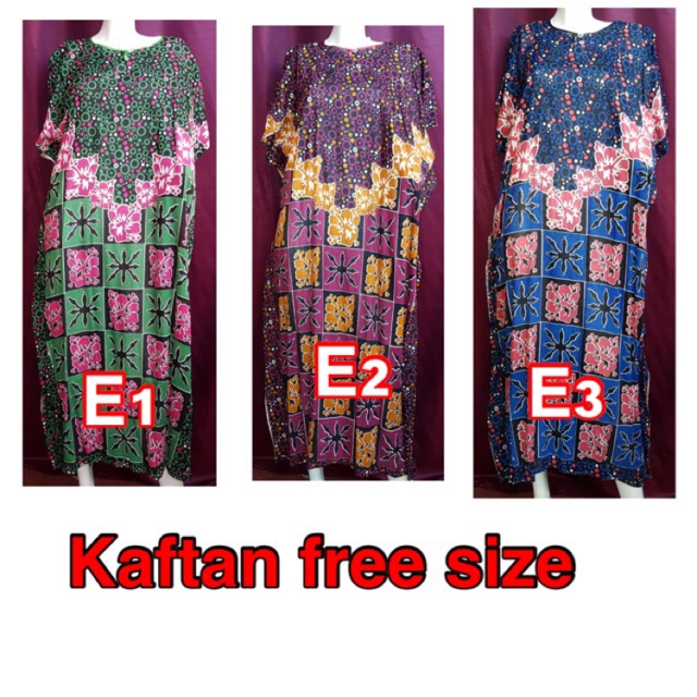Baju Kaftan/Baju kelawar / Baju tido corak | Shopee Malaysia