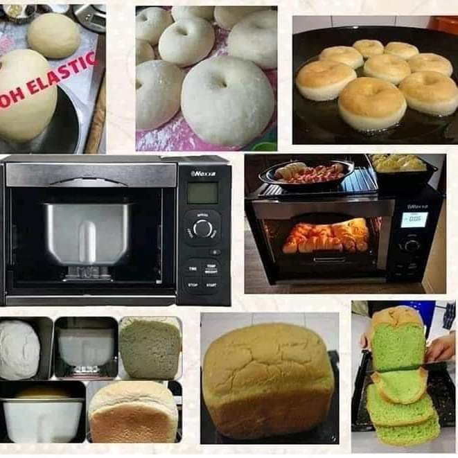 Noxxa Breadmaker Oven Toaster Multifunctional Oven 12 Bread Programmes Shopee Malaysia