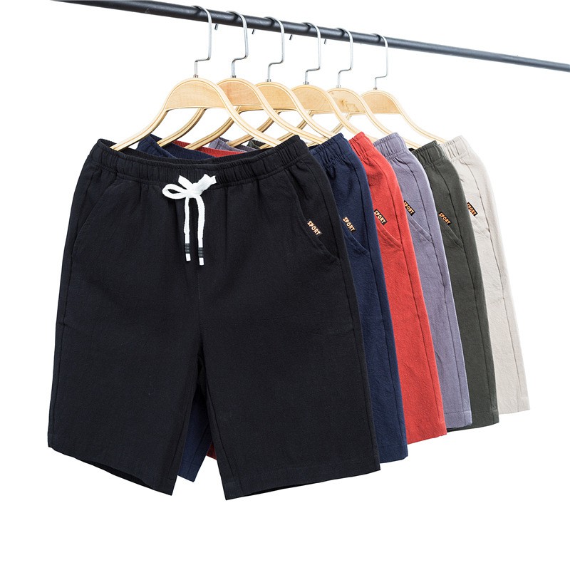 【READY STOCK】seluar pendek lelaki men's cotton shorts home casual pants ...