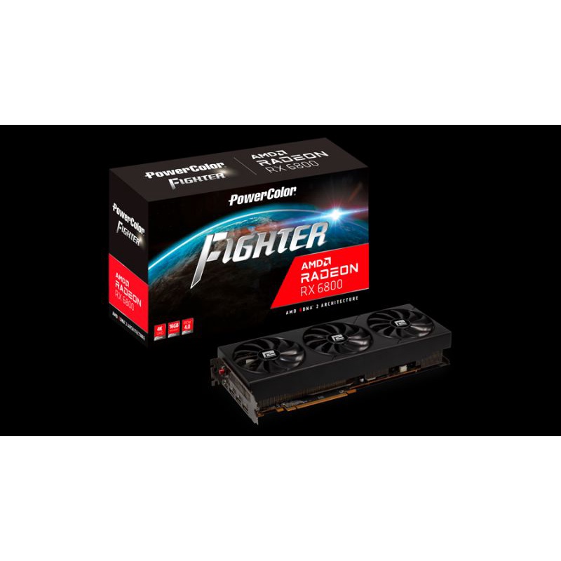 POWERCOLOR RX6800 16GB GDDR6 4K GAMING (USED STILL UNDER WARRANTY) GPU ...