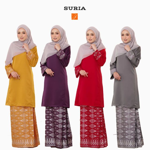  FREE SHIPPING KURUNG  PAHANG  SURIA by FARIMIE Saiz  S M 