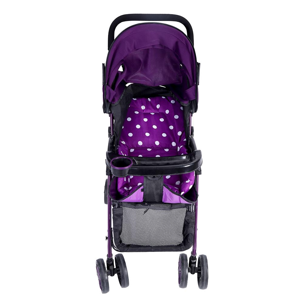 purple pushchair