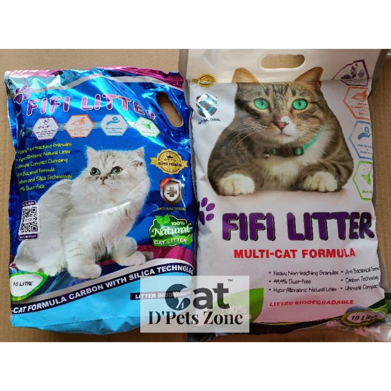 FIFI LITTER MULTICAT FORMULA 10 LITRE PASIR KUCING SILICA Shopee Malaysia