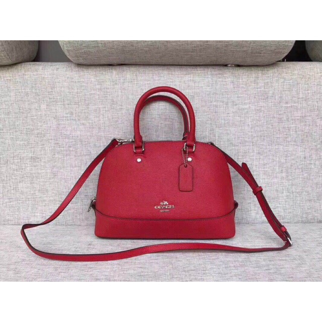 coach sierra satchel red