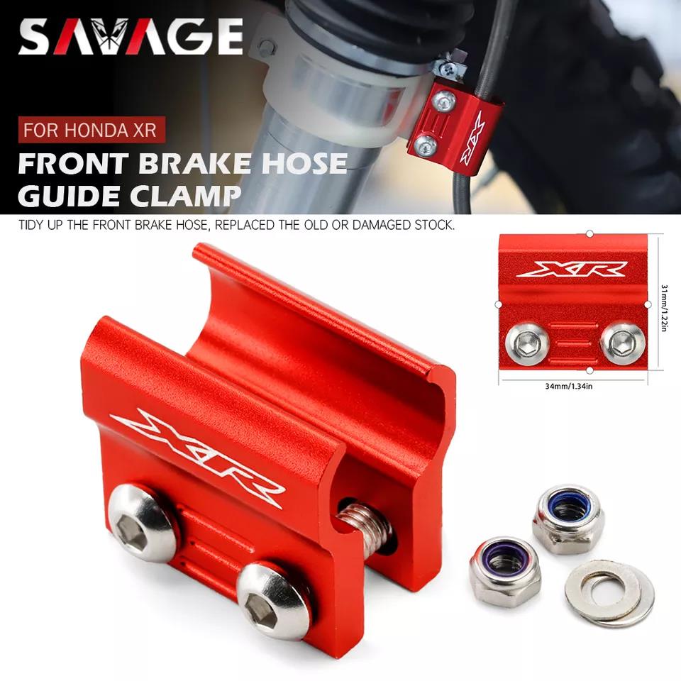 Front Brake Hose Clamp Holder For HONDA XR650R XR400R XR250R/L XR600R