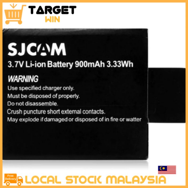Original SJCam SJ Cam Battery Untuk SJ4000 SJ5000 SJ5000+ SJ5000x Action Cam / Camera Sport Wifi