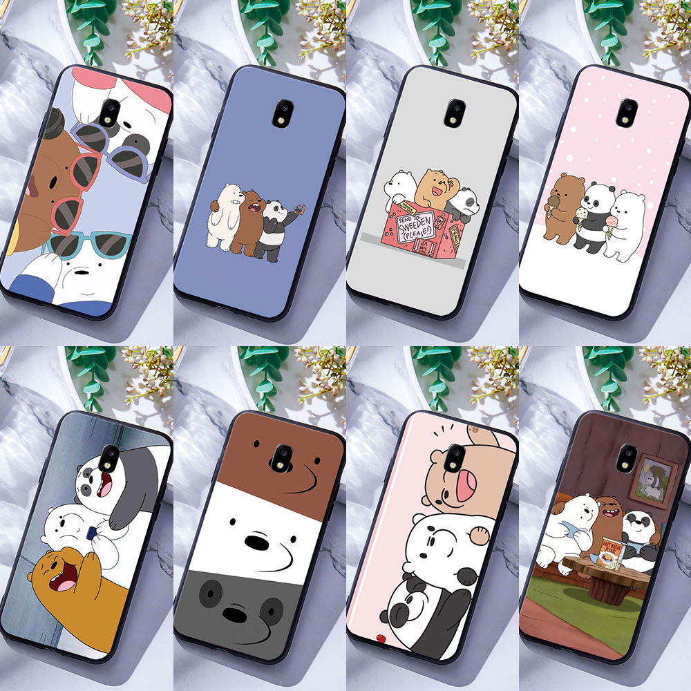 Samsung Galaxy J3 15 J3 16 J3 17 J3 Pro Soft Case Cover Silicone Phone Casing Three Bare Bears 3 Shopee Malaysia