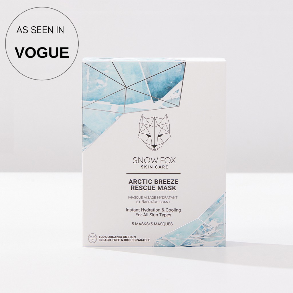 Snow Fox Arctic Breeze Rescue Mask : COLD, REFRESHING, INSTANT ALL-IN-ONE SKIN RESCUE