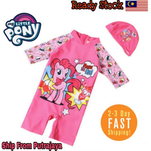  Baby  Swimming suit Kids Girl  swimwear Baju  Renang  Little 