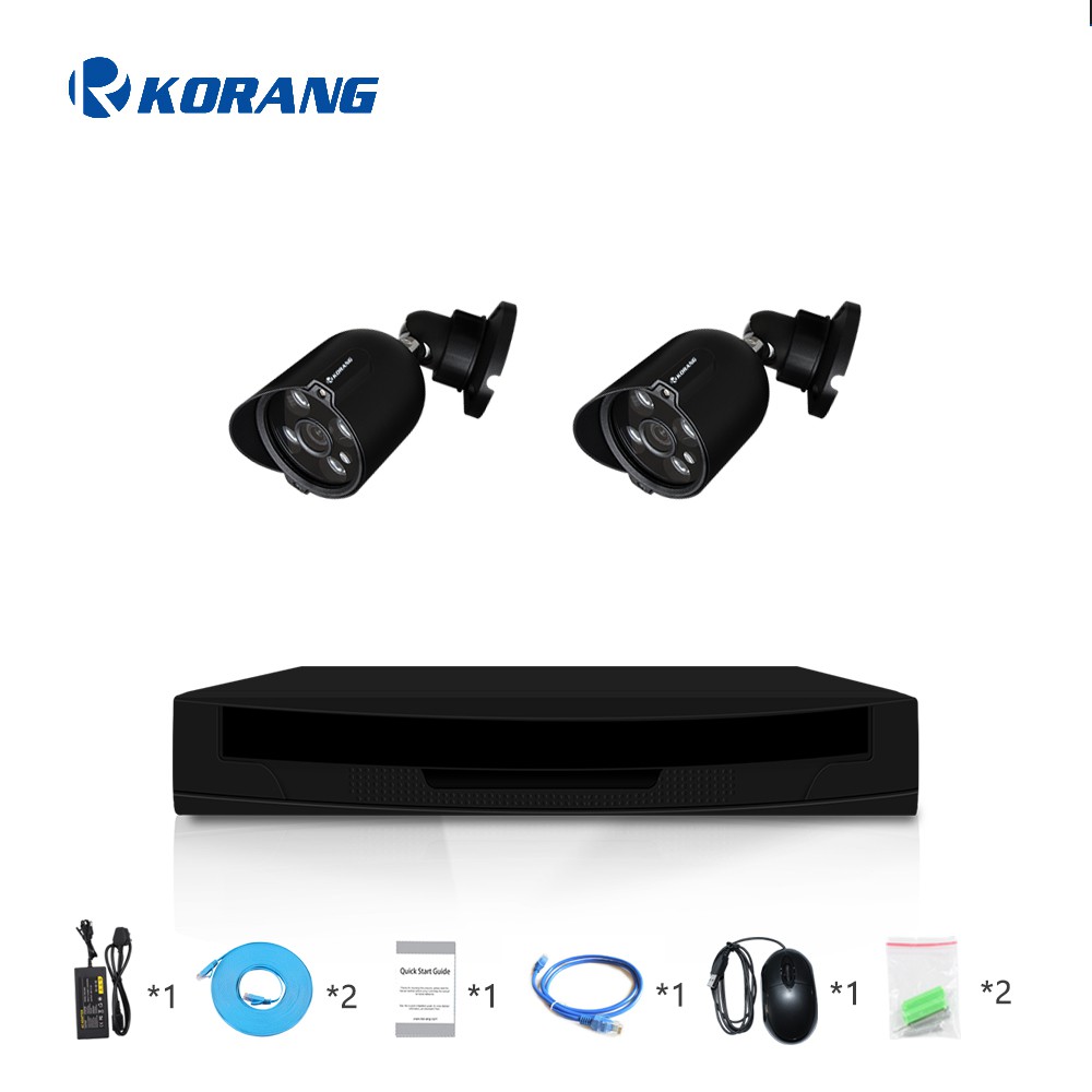 2ch 1080p Cctv Cat6 Security Camera Nvr System Power Over Ethernet Remote View Shopee Malaysia