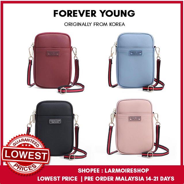 forever young crossbody phone bag