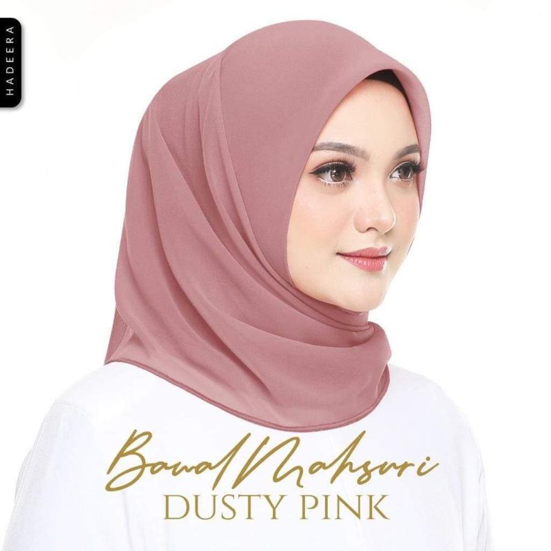 [BAWAL MAHSURI BIDANG 48] DUSTY PINK Bawal Plain Pink Cair Tudung Bawal ...