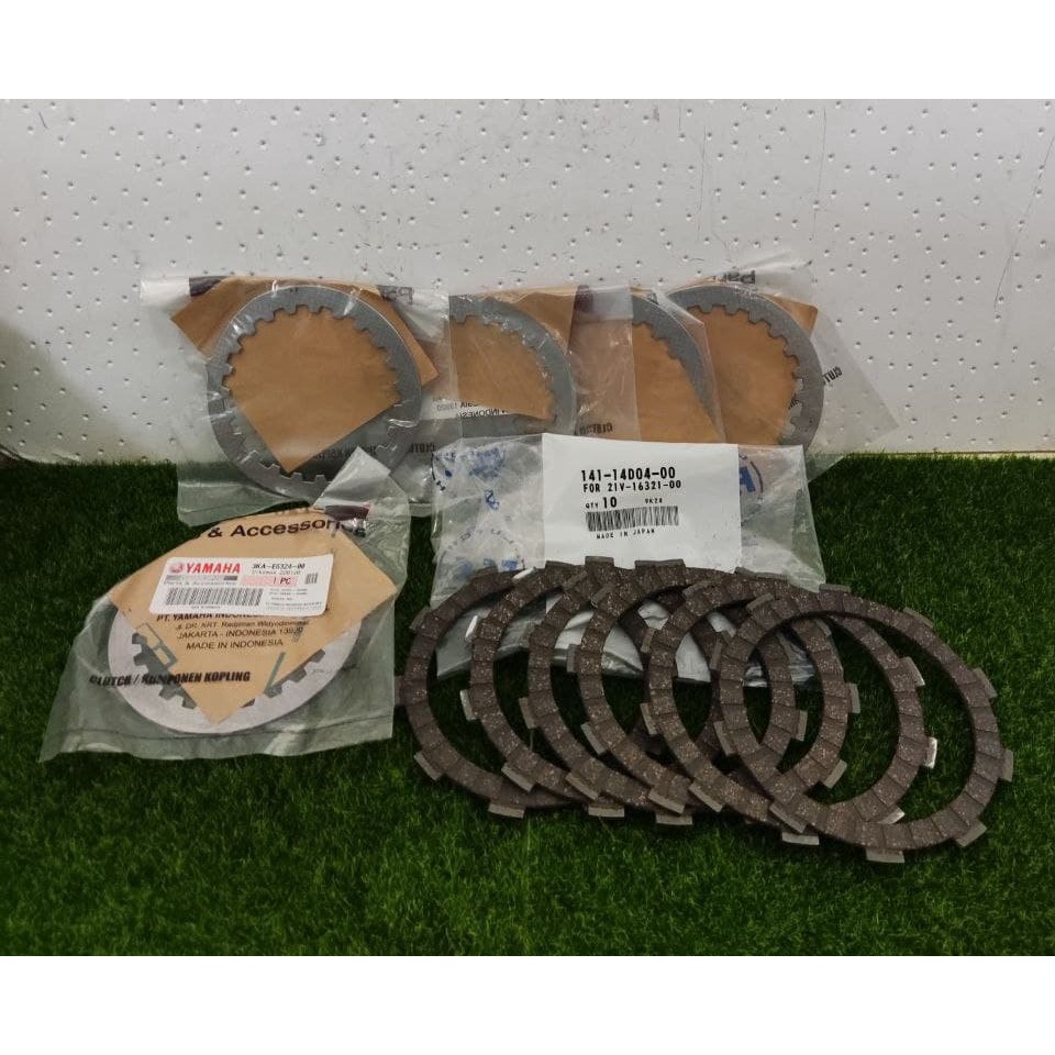 ORIGINAL HLY YAMAHA RXZ, RXZ CLUTCH IRON PLATE+ CLUTCH PLATE 1 SET
