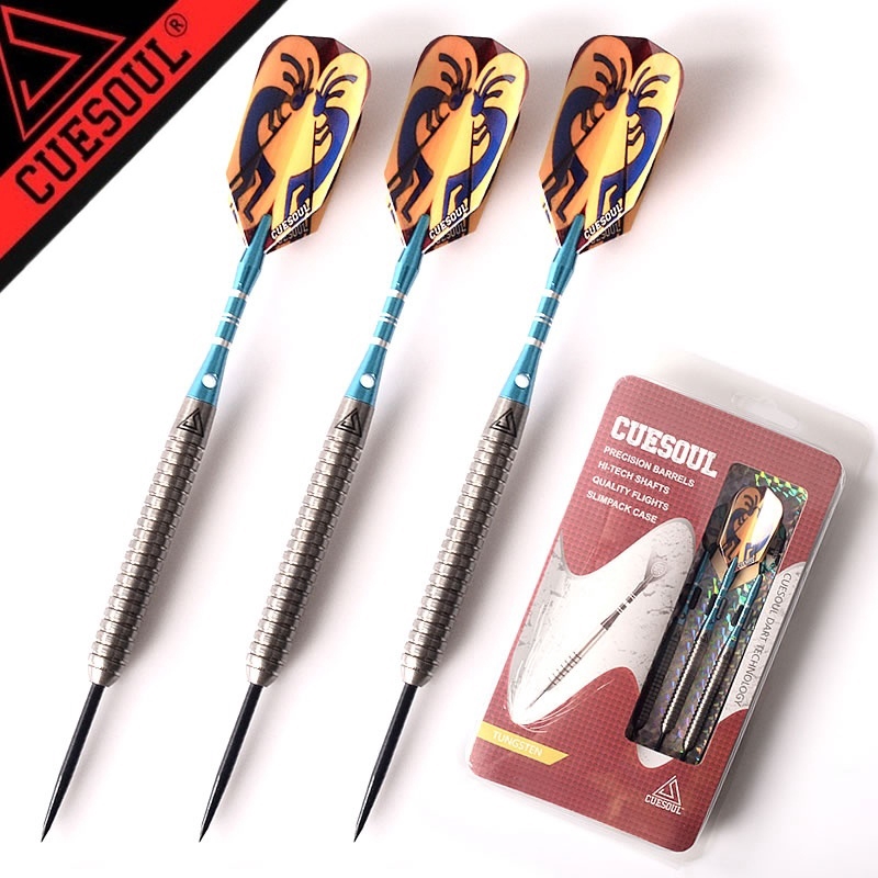 90 Tungsten CUESOUL 23g 3PCS/set Professional Steel Tip Darts Set