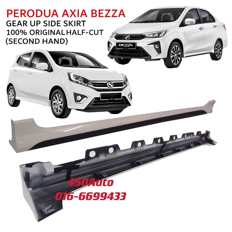 Buy 100 Original Haft Cut Axia Bezza New Gear Up Side Skirt With Paint Blue Silver Red White Pp Seetracker Malaysia