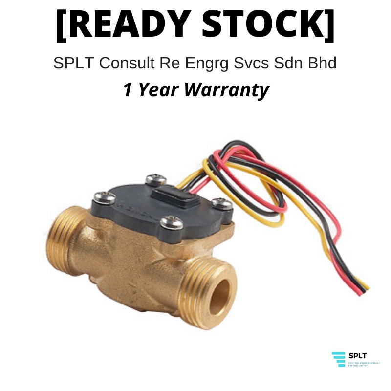 Flow Sensor Flow Meter DC24V 1/2 inch Shopee Malaysia