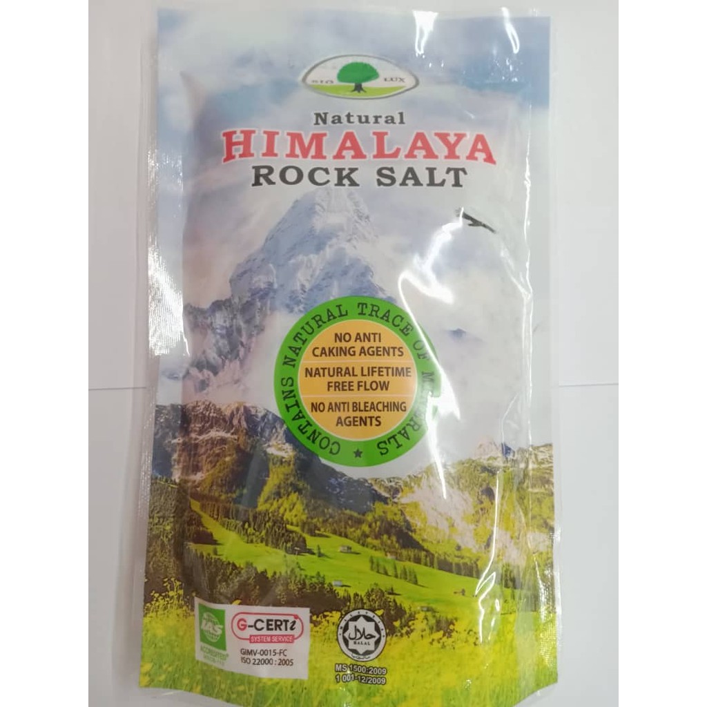 BIO LUXURY Natural HIMALAYA Rock Salt 500g Shopee Malaysia