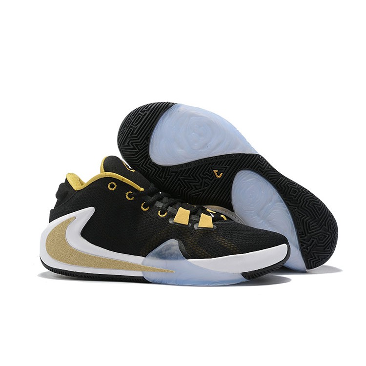 Nike Zoom Freak 1 Black Gold Basketball 