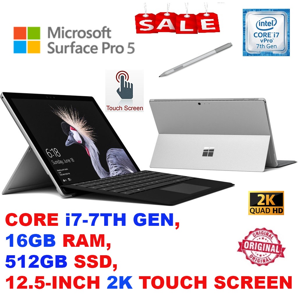 Surface Pro5 core-i7 メモリ16GB SSD512GB-