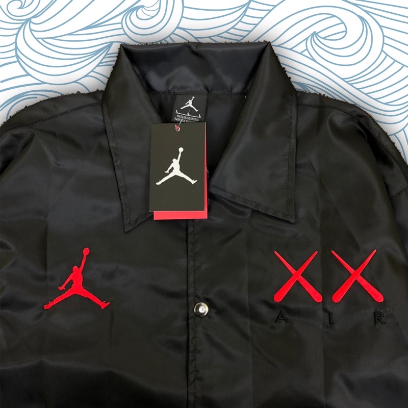 Air Jordan KAWS Coaches Jacket Black-