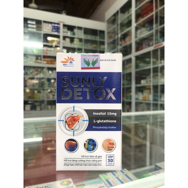 Sunly DETOX (liver DETOX) bottle of 30 tablets