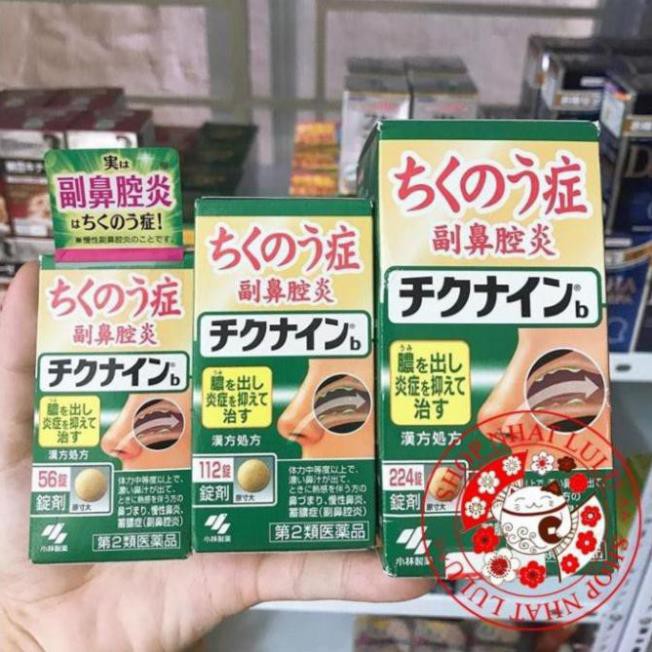 Japanese sinuses Kobayashi Chikunain 56/112/224 tablets Shopee Malaysia