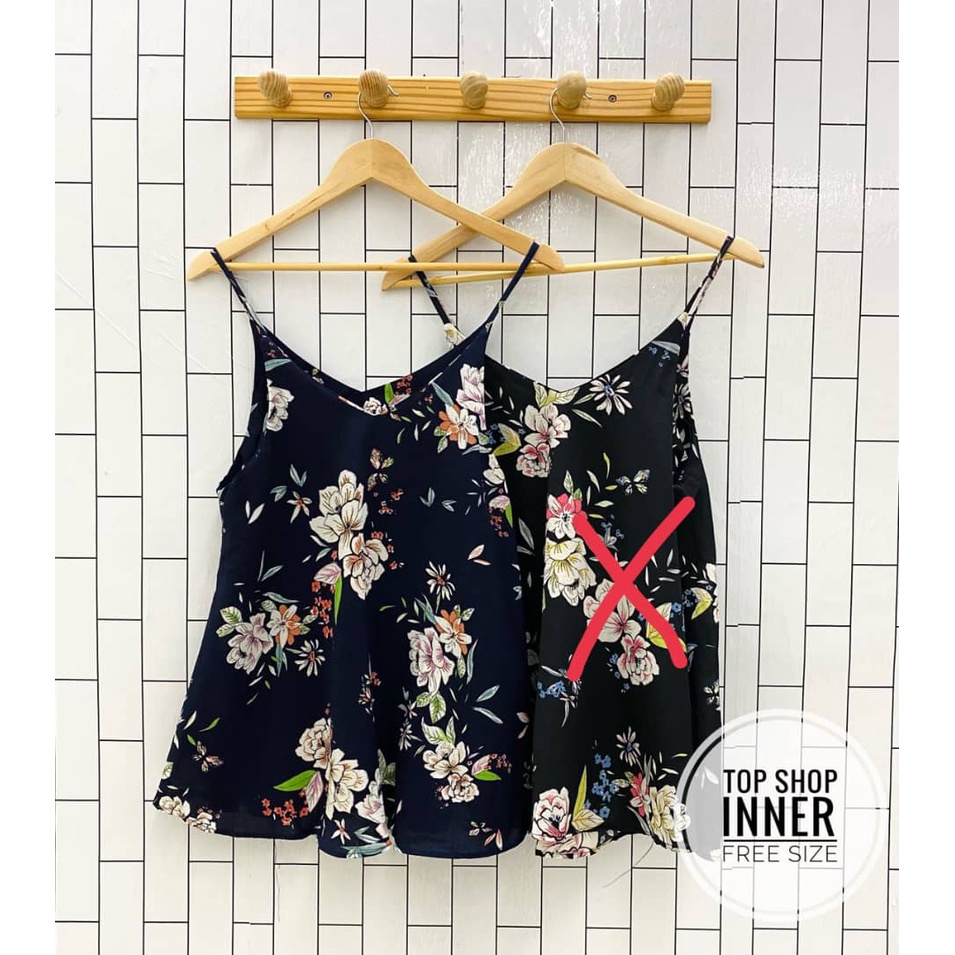 TOP INNER FLORAL (FREE SIZE) | Shopee Malaysia