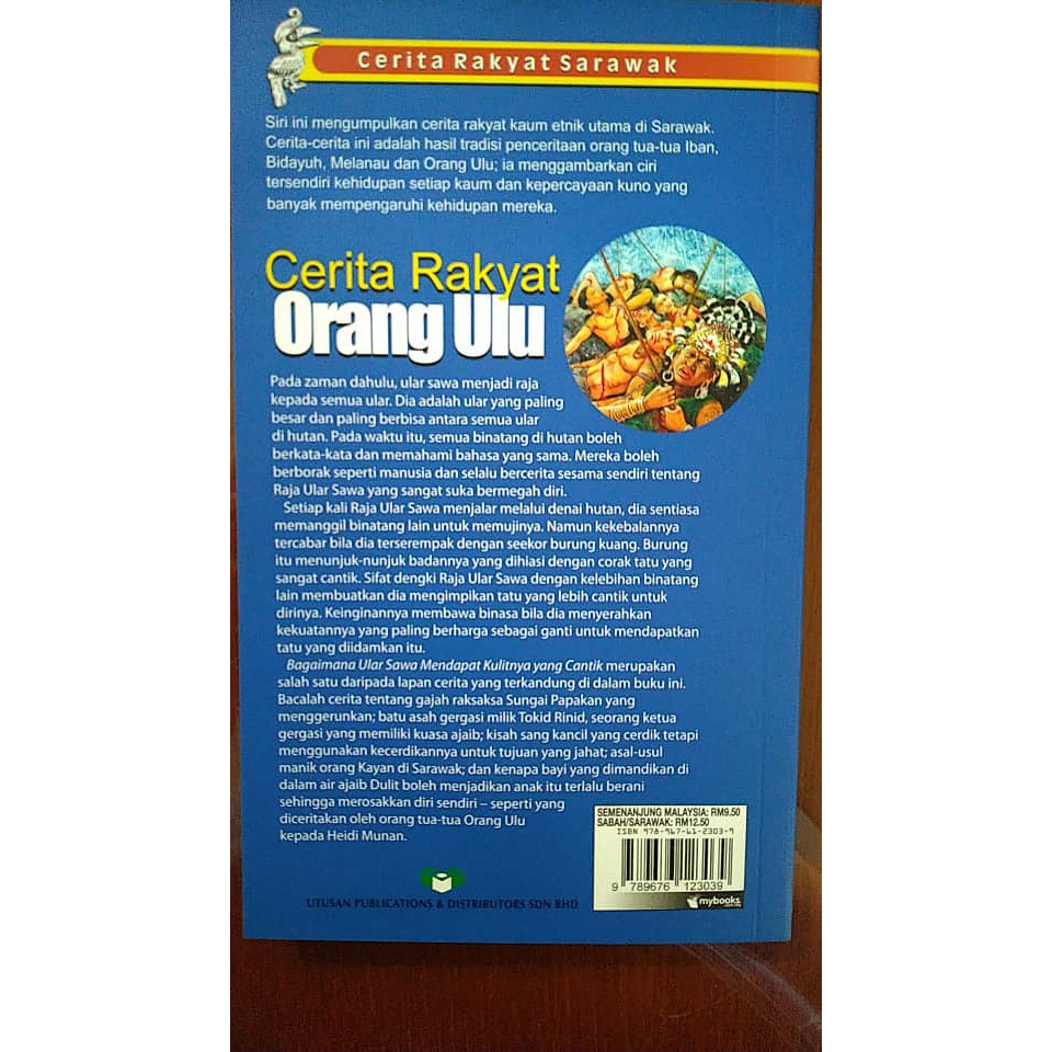 Cerita Rakyat: Orang Ulu, Heidi munan (Rak B)  Shopee Malaysia