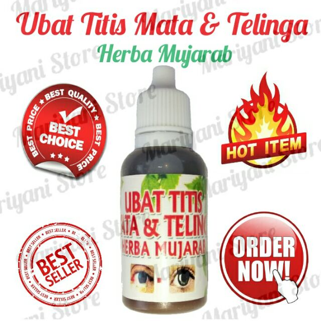 Herba Mujarab Ubat Titis Mata Telinga New Stock Shopee Malaysia