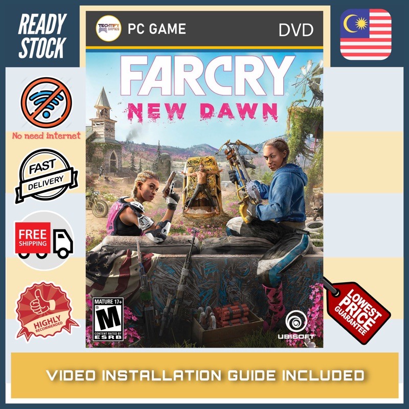 Pc Game Farcry Far Cry New Dawn Deluxe Edition Offline Dvd Pendrive Shopee Malaysia