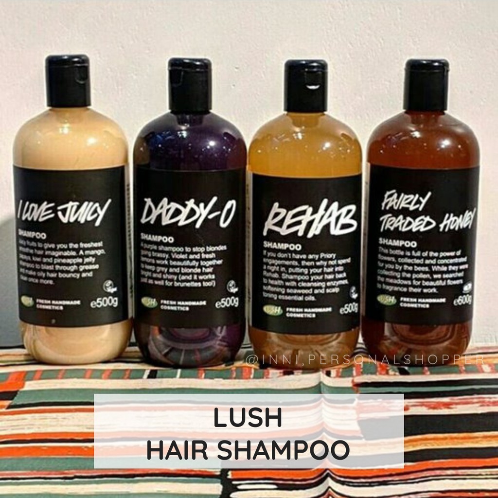 Preorder Lush Hair Care Shampoo Big I Love Juicy Daddy O Rehab