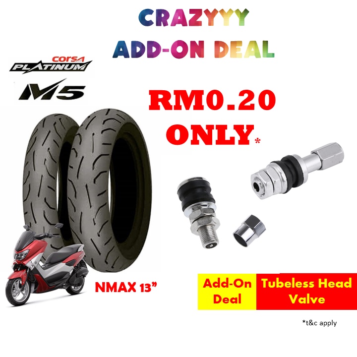 Buy Corsa Platinum M5 Yamaha Nmax155 Tayar Tubeless 13 13 Inch 110 70 13 120 70 13 130 70 13 140 70 13 150 70 13 Tire Tyre Seetracker Malaysia