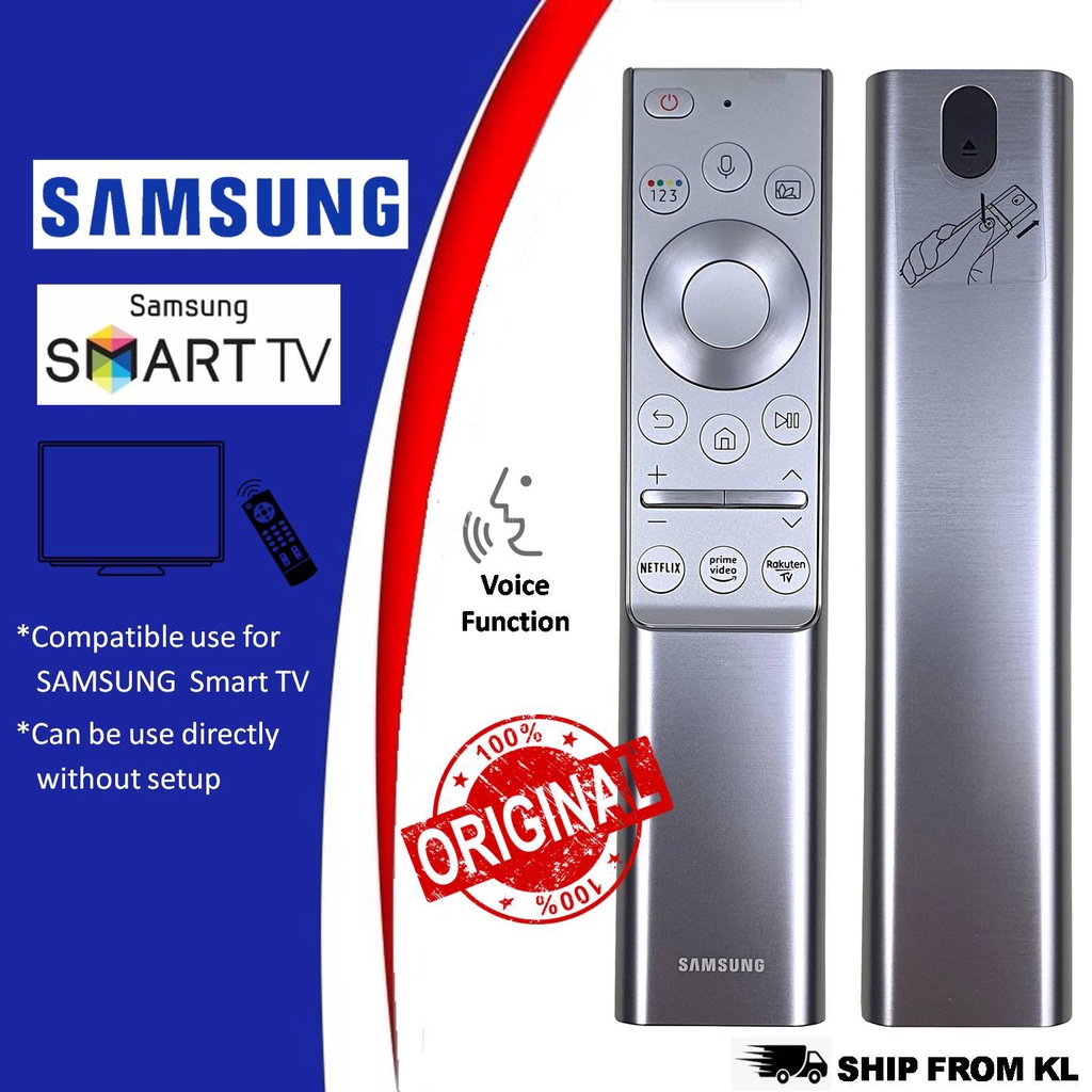 Original Samsung Smart Netflix Prime Video Tv Remote Control With Voice Function Bn59 b Shopee Malaysia