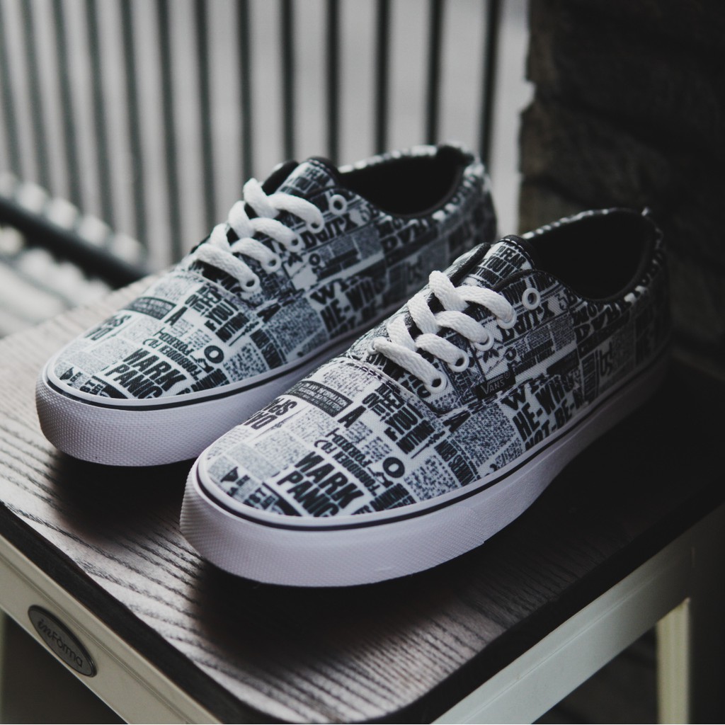 vans newspaper shoes