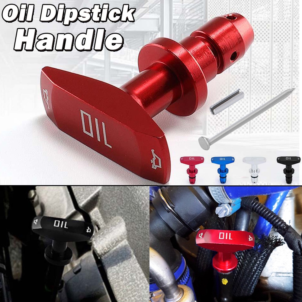 Universal Car Oil Dipstick Pull Handle Engine Oil Pullhandle Aluminum