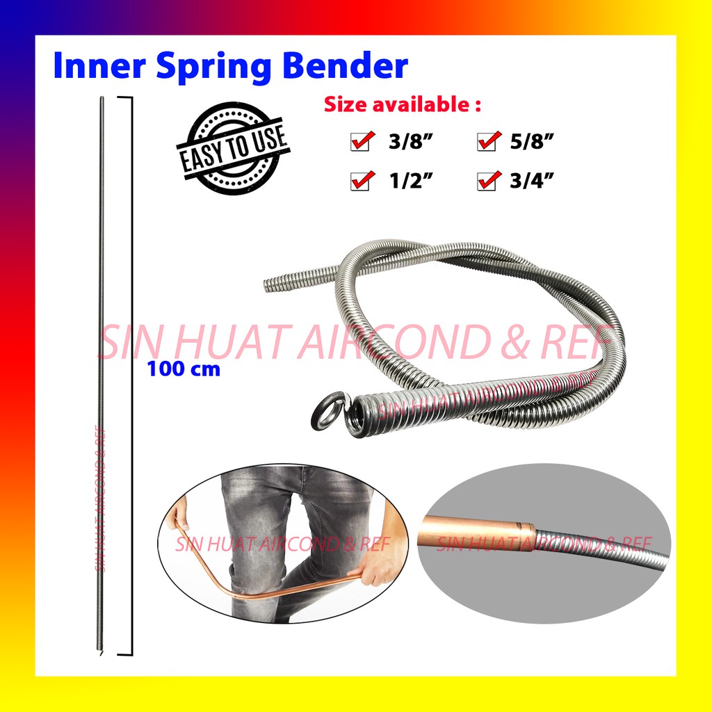 INNER SPRING BENDER 3/8 1/2 5/8 3/4 Spring Bender Dalam Copper Pipe Bender Spring Bander
