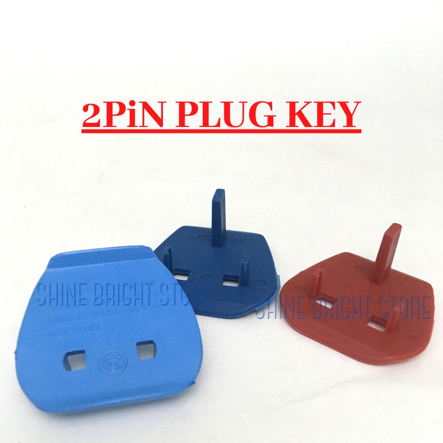 Plastic Safety Plug Key 2 Pin Converter / 2Pin Plug Key Shopee Malaysia