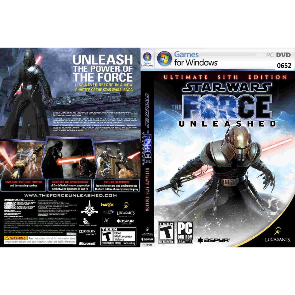 (PC) Star Wars The Force Unleashed Ultimate Sith Edition | Shopee Malaysia