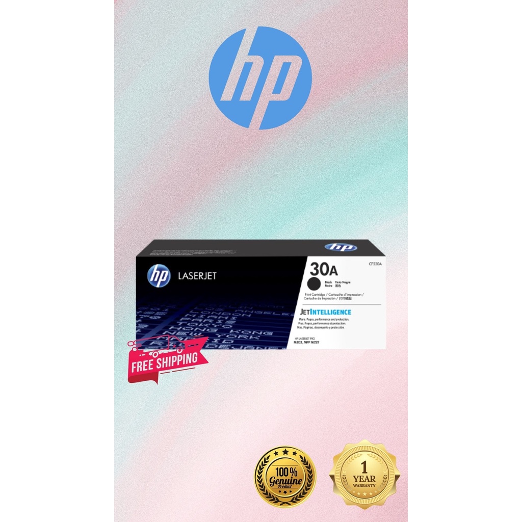 HP 30A/CF230A BLACK ORIGINAL LASERJET TONER CARTRIDGE CF230A/30A/230A ...